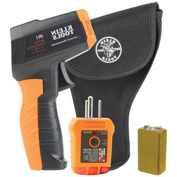 MEASURING TOOLS | Klein Tools IR1KIT Infrared Thermometer with GFCI Receptacle Tester